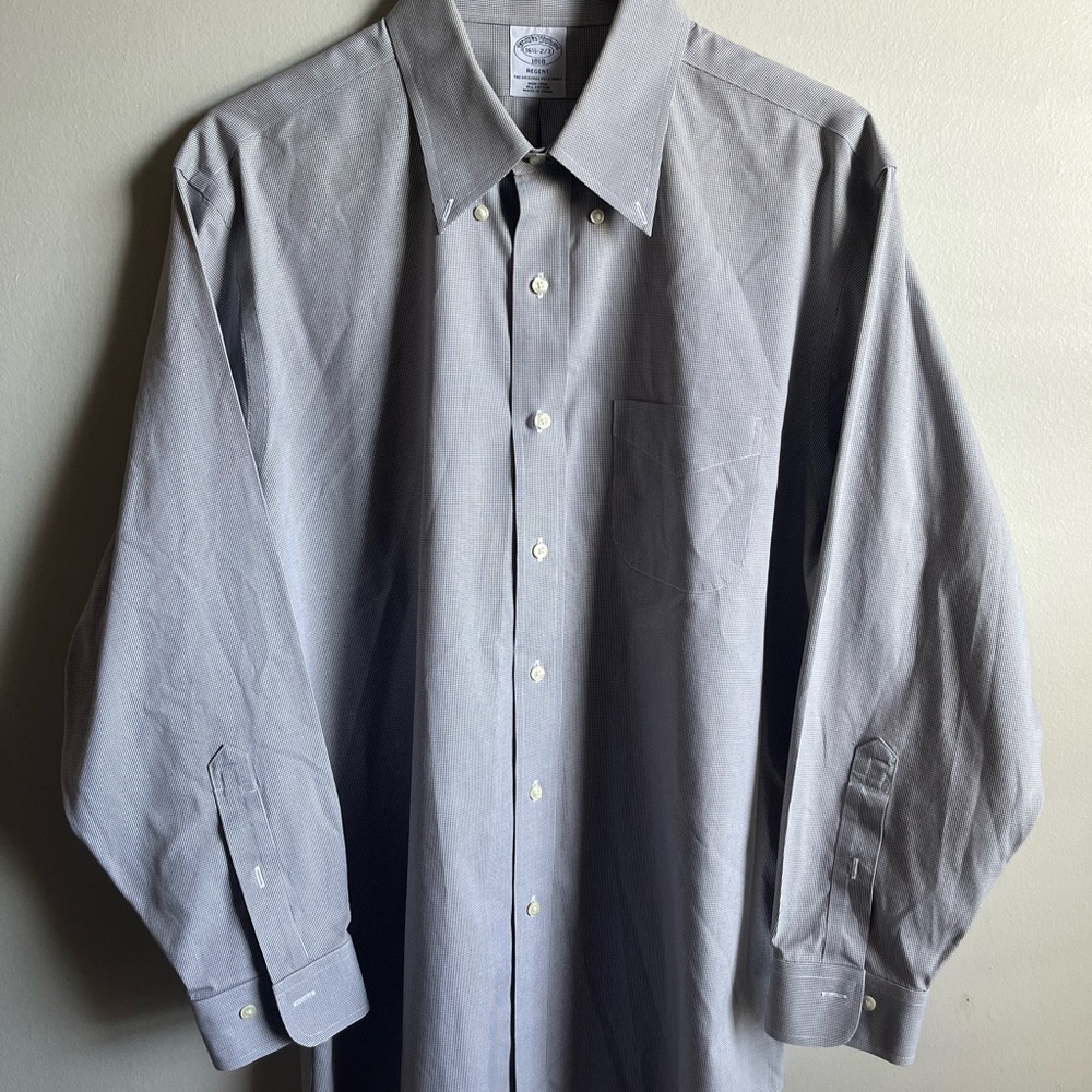 Brooks Brothers REGENT Gray Dress Shirt